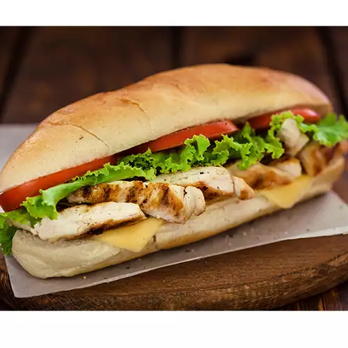 Menu sandwich chicken
